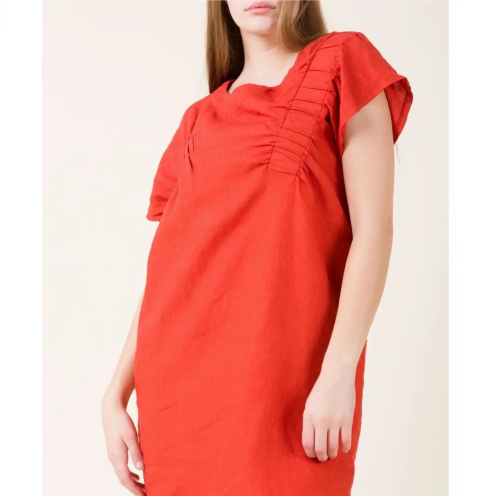 NWT Prairie underground linen asymmetrical shift dress